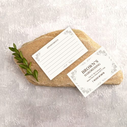 Browns Hairdressing, Business Cards